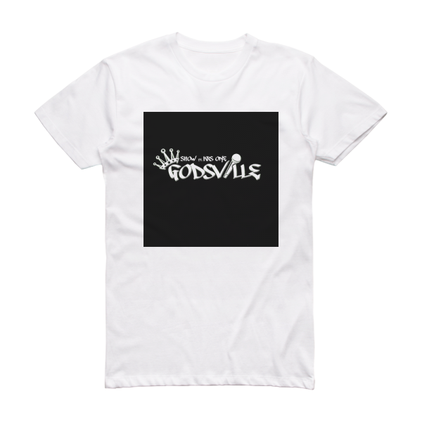 KRS‐One Godsville Album Cover T-Shirt White