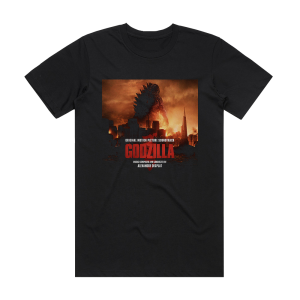 Alexandre Desplat Godzilla Original Motion Picture Soundtrack Album Cover T-Shirt Black