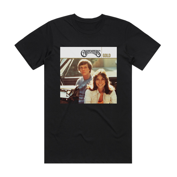 Carpenters Gold 35Th Anniversary Edition Album Cover T-Shirt Black