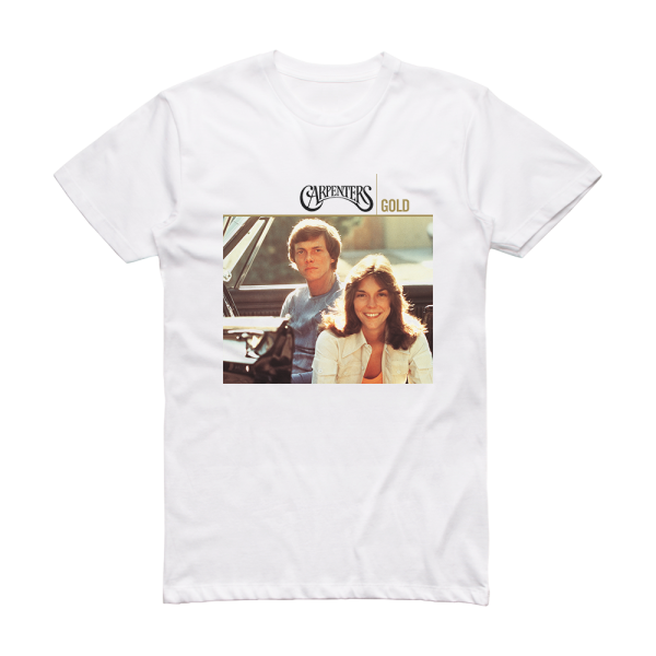 Carpenters Gold 35Th Anniversary Edition Album Cover T-Shirt White