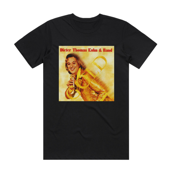 Dieter Thomas Kuhn Gold Album Cover T-Shirt Black