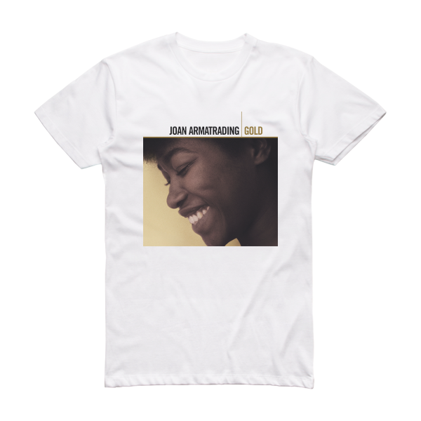 Joan Armatrading Gold Album Cover T-Shirt White