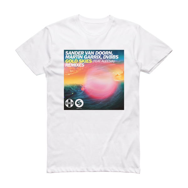 Martin Garrix Gold Skies 3 Album Cover T-Shirt White