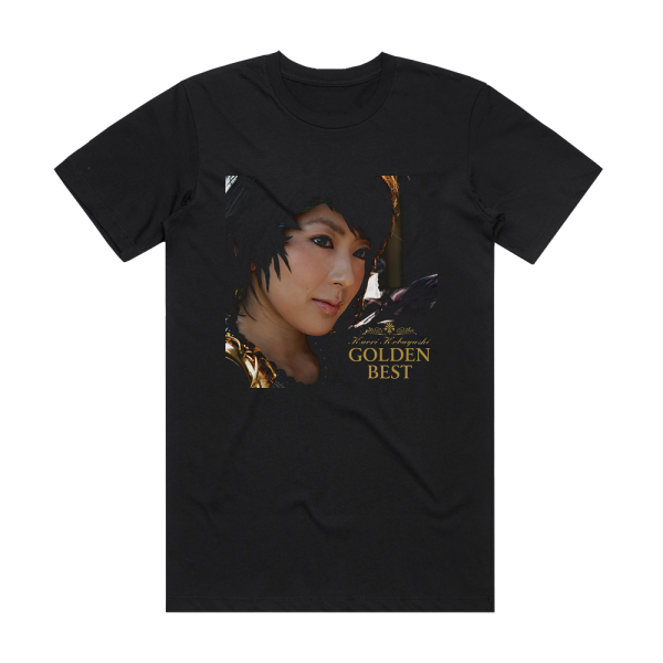 Kaori Kobayashi Golden Best Album Cover T-Shirt Black