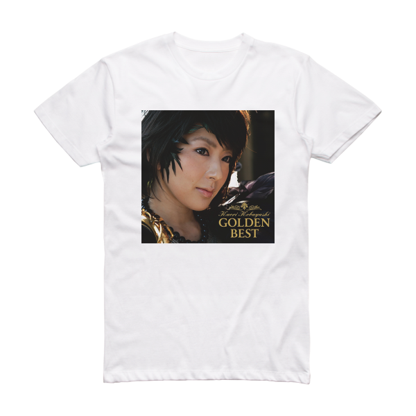 Kaori Kobayashi Golden Best Album Cover T-Shirt White