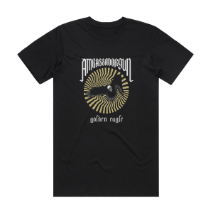 Ambassador Gun Golden Eagle Album Cover T-Shirt Black