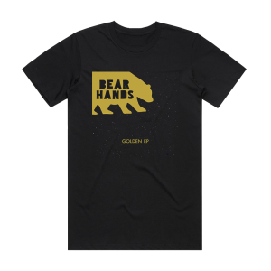 Bear Hands Golden Ep Album Cover T-Shirt Black