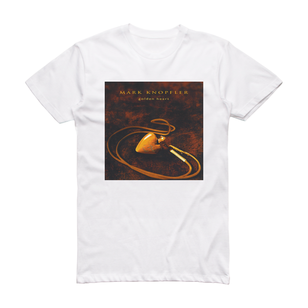 Mark Knopfler Golden Heart Album Cover T-Shirt White