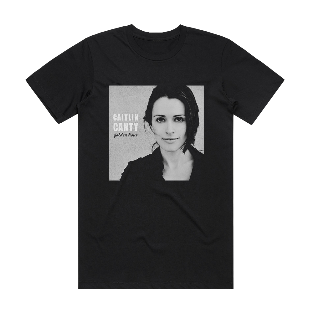Caitlin Canty Golden Hour Album Cover T-Shirt Black