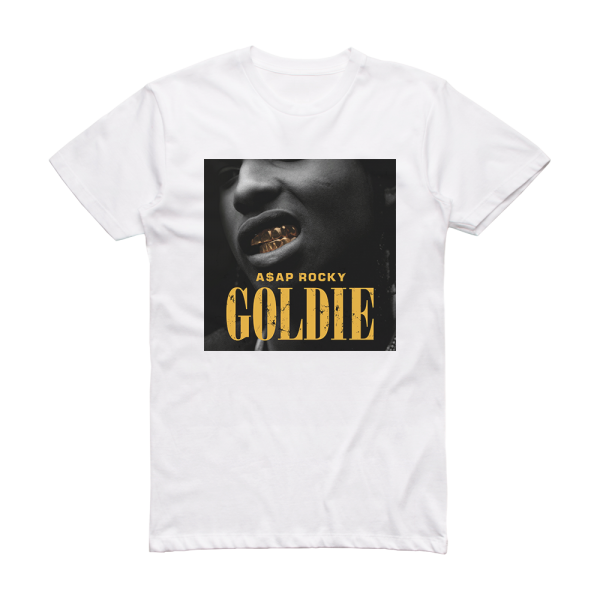 ASAP Rocky Goldie 1 Album Cover T-Shirt White