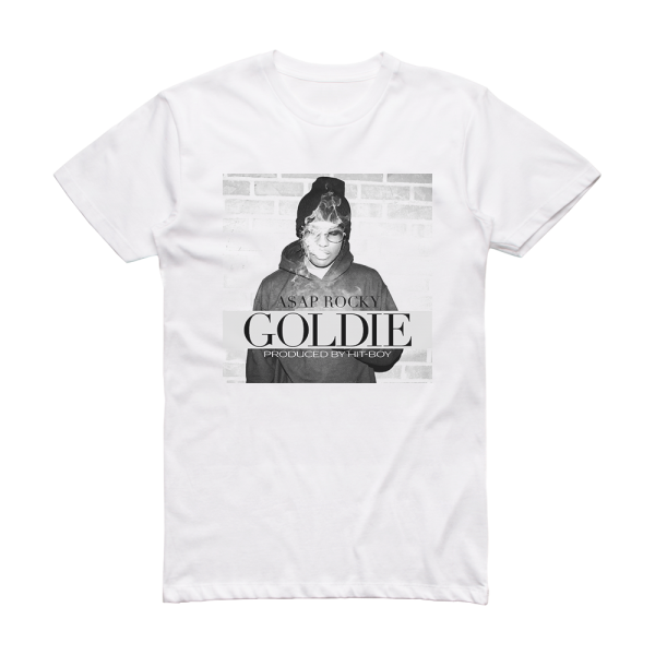 ASAP Rocky Goldie 2 Album Cover T-Shirt White