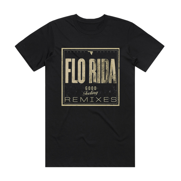 Flo Rida Good Feeling 2 Album Cover T-Shirt Black