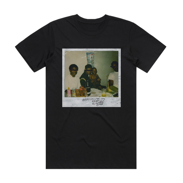 Kendrick Lamar Good Kid Maad City 2 Album Cover T-Shirt Black