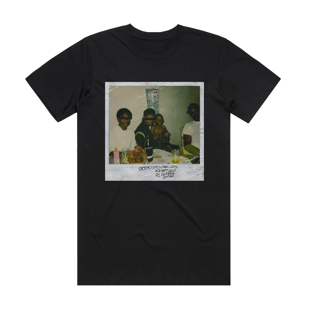 Kendrick Lamar Good Kid Maad City 2 Album Cover T-Shirt Black – ALBUM ...