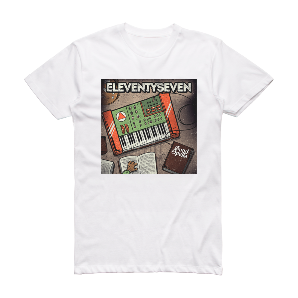 eleventyseven Good Spells Album Cover T-Shirt White