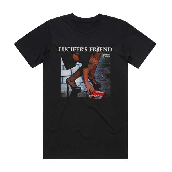 Lucifers Friend Good Time Warrior Album Cover T-Shirt Black