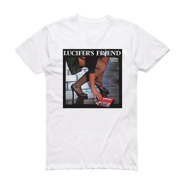 Lucifers Friend Good Time Warrior Album Cover T-Shirt White