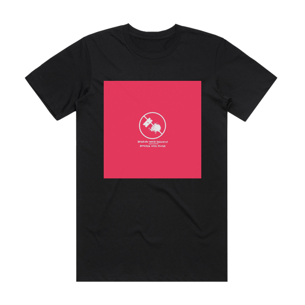 Bomb the Music Industry Goodbye Cool World Album Cover T-Shirt Black