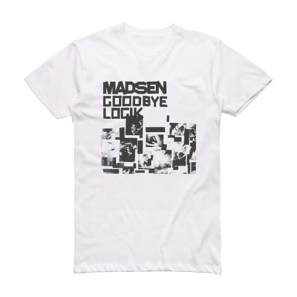 Madsen Goodbye Logik 1 Album Cover T-Shirt White