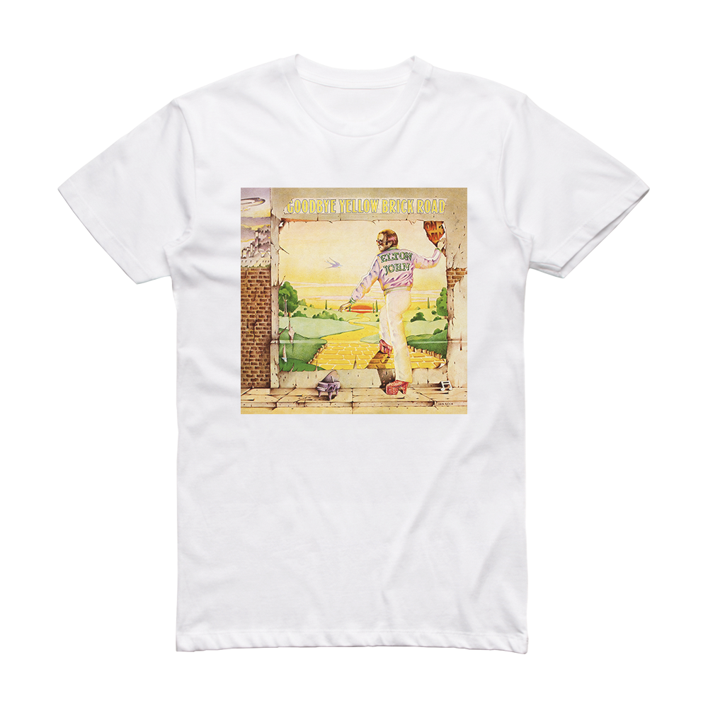 Elton John Official Goodbye Yellow Brick Road Cover T-Shirt