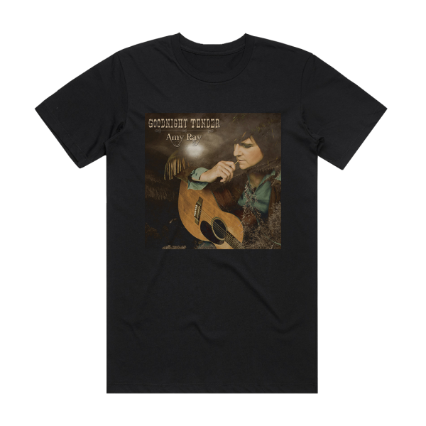 Amy Ray Goodnight Tender Album Cover T-Shirt Black