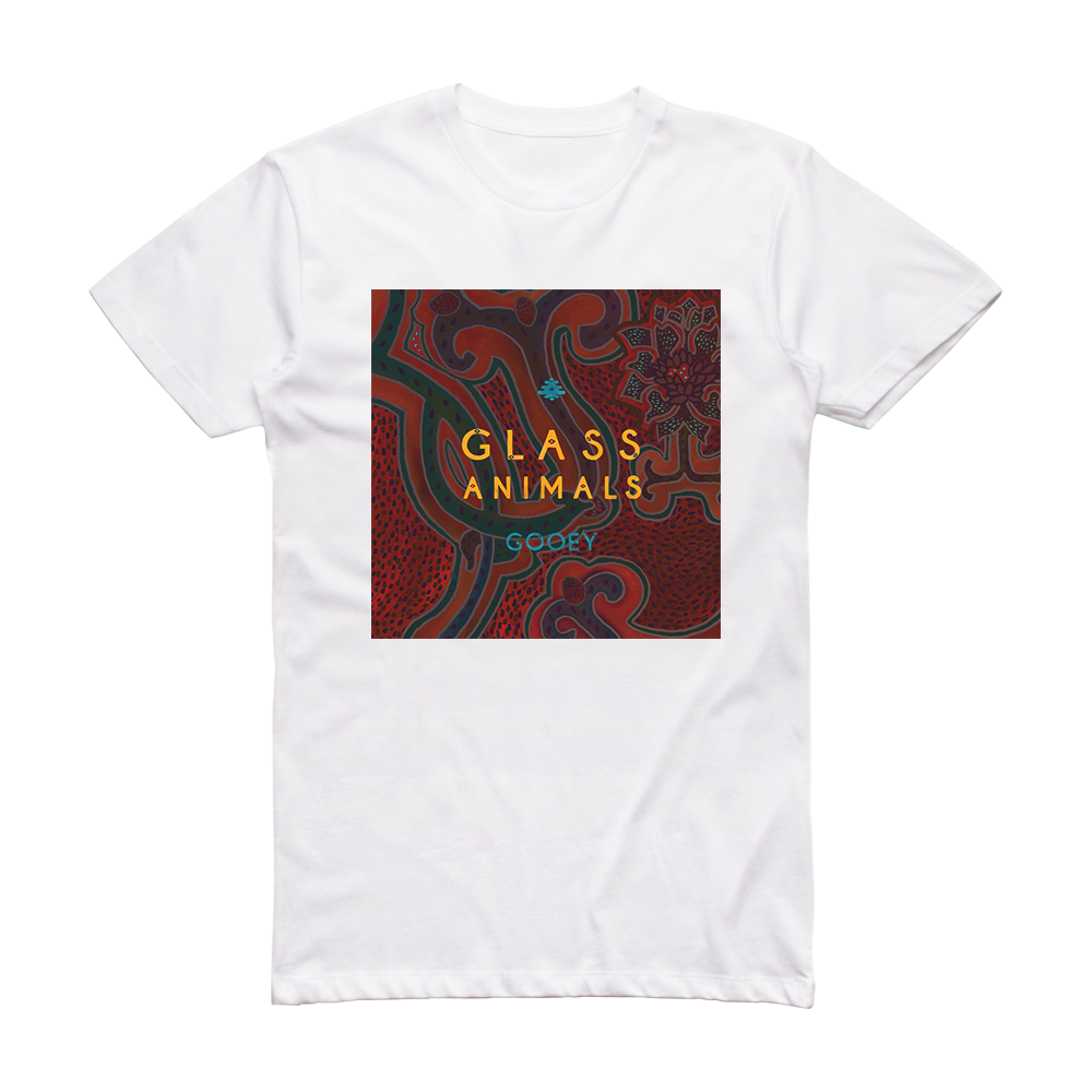 Glass Animals Gooey Album Cover T-Shirt White – ALBUM COVER T-SHIRTS