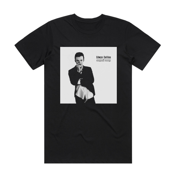 Edwyn Collins Gorgeous George Album Cover T-Shirt Black