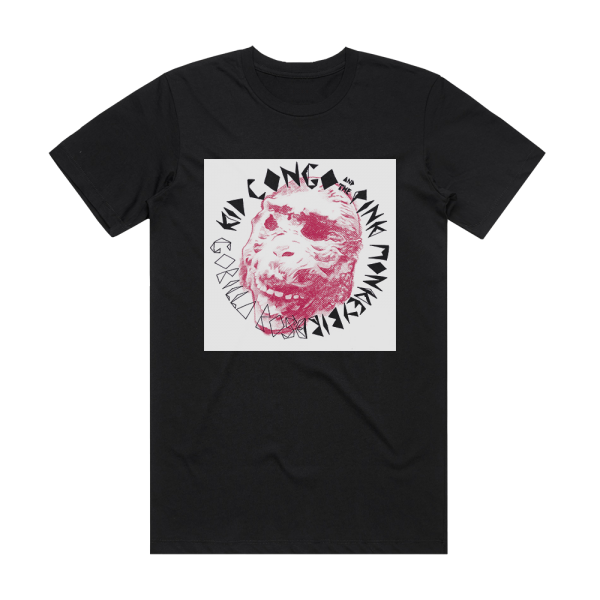 Kid Congo and The Pink Monkey Birds Gorilla Rose Album Cover T-Shirt Black