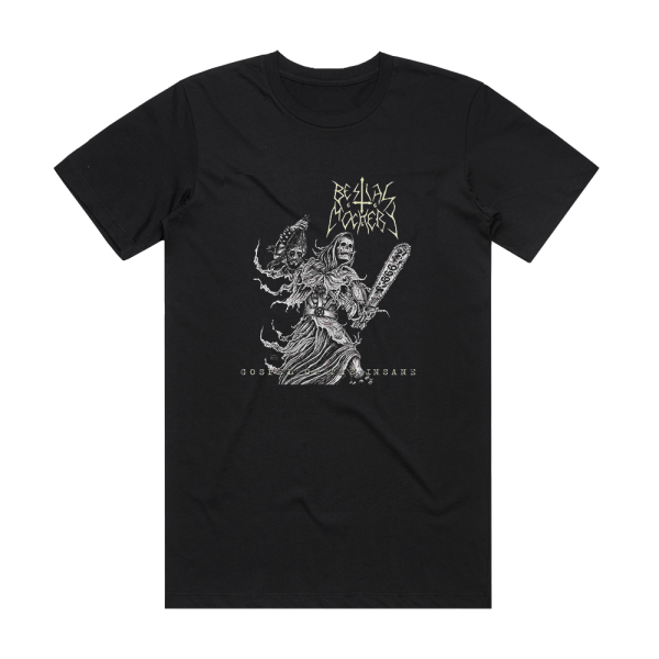 Bestial Mockery Gospel Of The Insane Album Cover T-Shirt Black