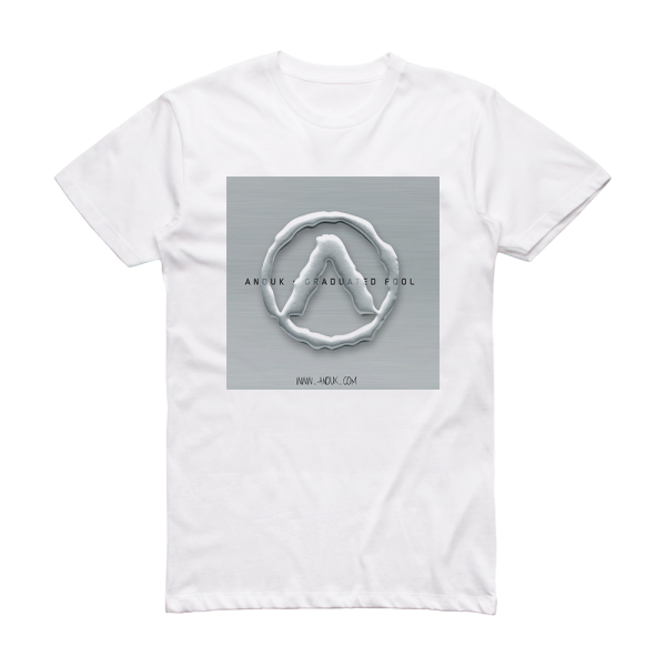 Anouk Graduated Fool Album Cover T-Shirt White