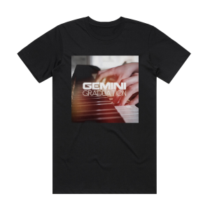 Gemini Graduation Album Cover T-Shirt Black