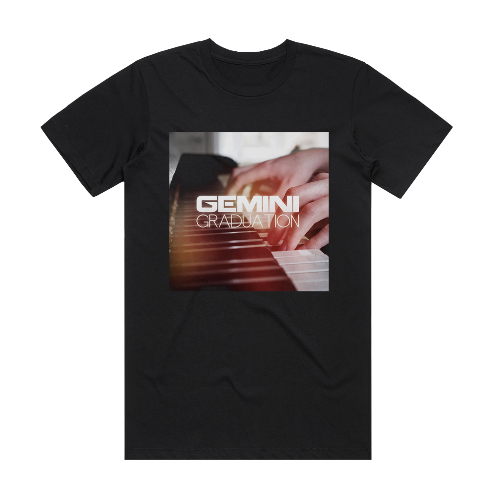 Gemini Graduation Album Cover T-Shirt Black