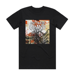 Matt and Kim Grand Album Cover T-Shirt Black