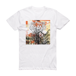 Matt and Kim Grand Album Cover T-Shirt White