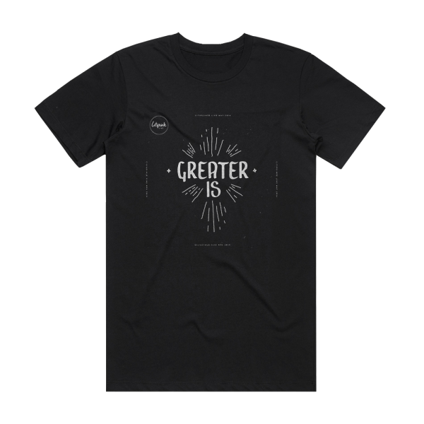 Citipointe Live Greater Is Album Cover T-Shirt Black