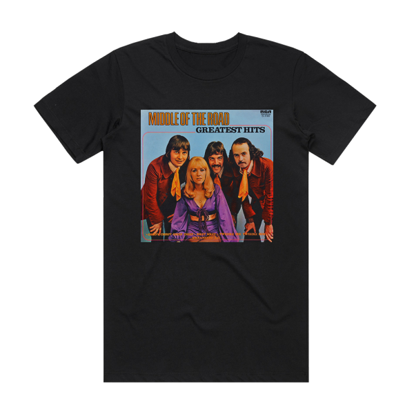 Middle of the Road Greatest Hits 2 Album Cover T-Shirt Black