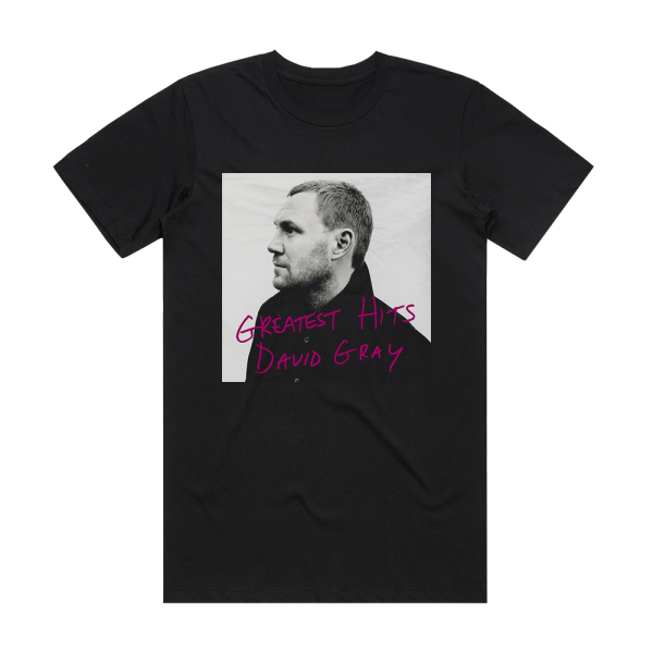 David Gray Greatest Hits Album Cover T-Shirt Black