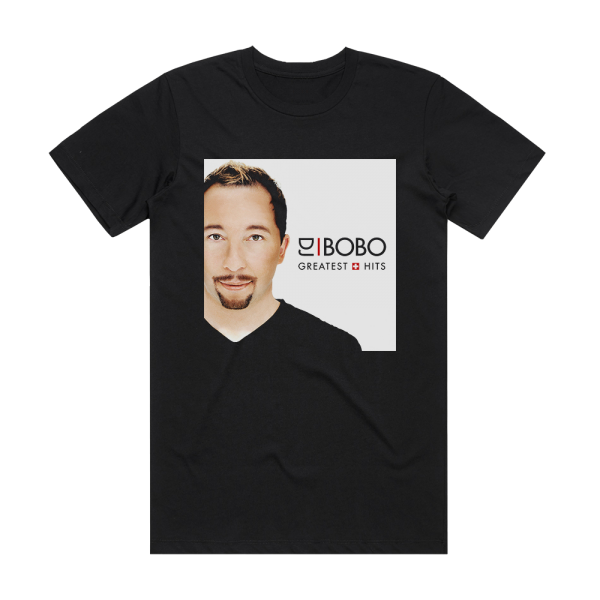 DJ BoBo Greatest Hits Album Cover T-Shirt Black