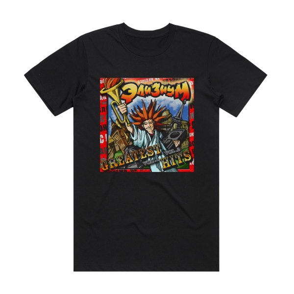 Elysium Greatest Hits Album Cover T-Shirt Black