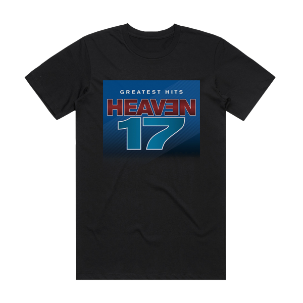 Heaven 17 Greatest Hits Album Cover T-Shirt Black