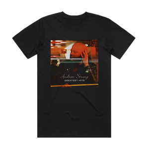 Andrew Strong Greatest Hits Album Cover T-Shirt Black