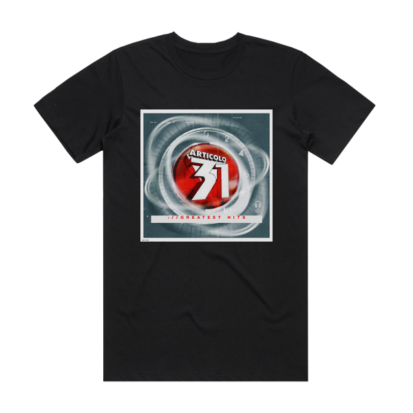 Articolo 31 Greatest Hits Album Cover T-Shirt Black