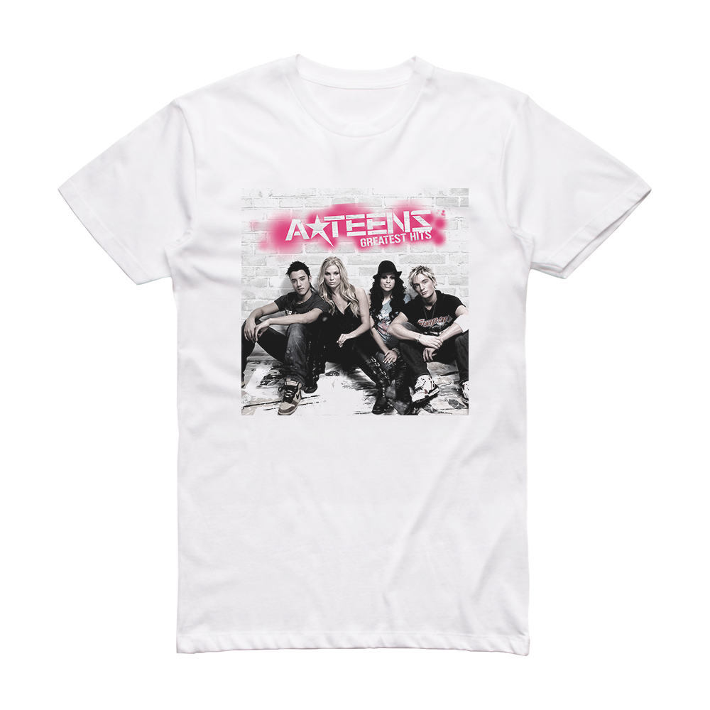 A‐Teens Greatest Hits Album Cover T-Shirt White – ALBUM COVER T-SHIRTS