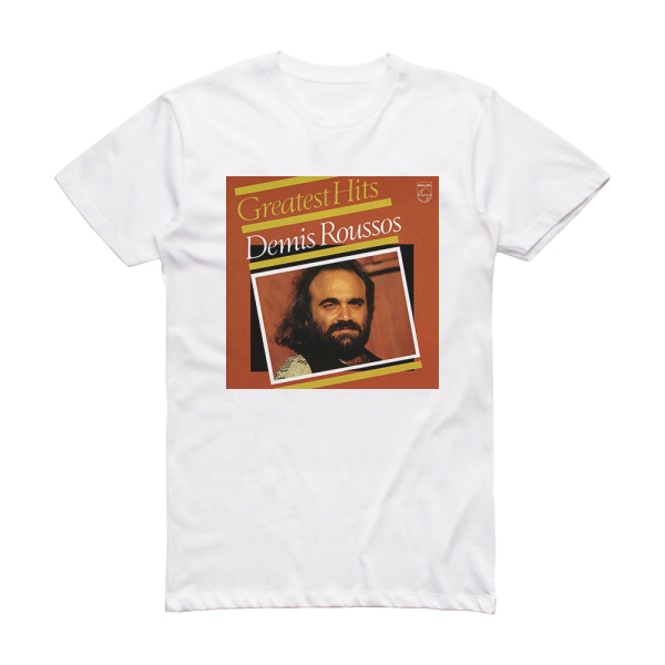 Demis Roussos Greatest Hits Album Cover T-Shirt White