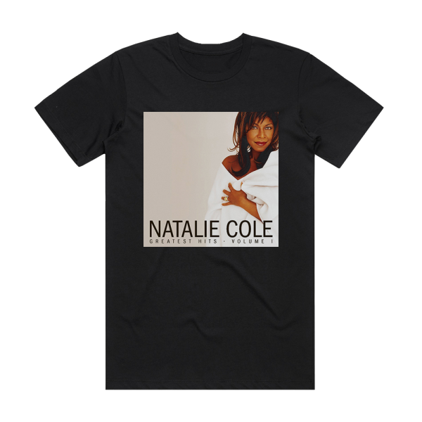 Natalie Cole Greatest Hits Volume 1 Album Cover T-Shirt Black