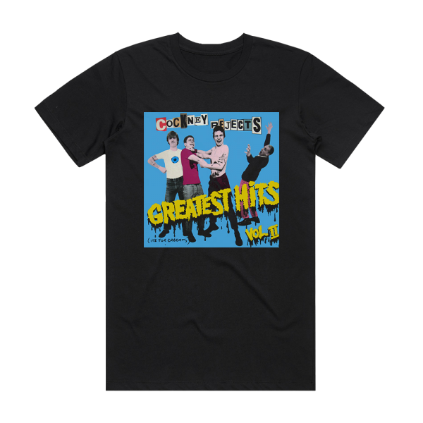 Cockney Rejects Greatest Hits Volume Ii Album Cover T-Shirt Black