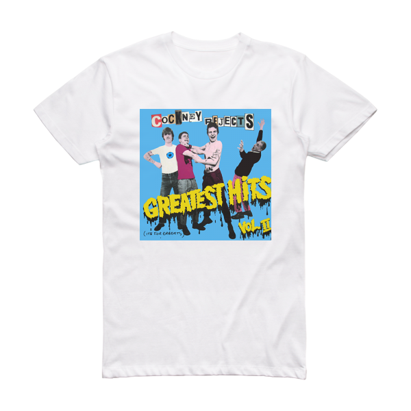 Cockney Rejects Greatest Hits Volume Ii Album Cover T-Shirt White