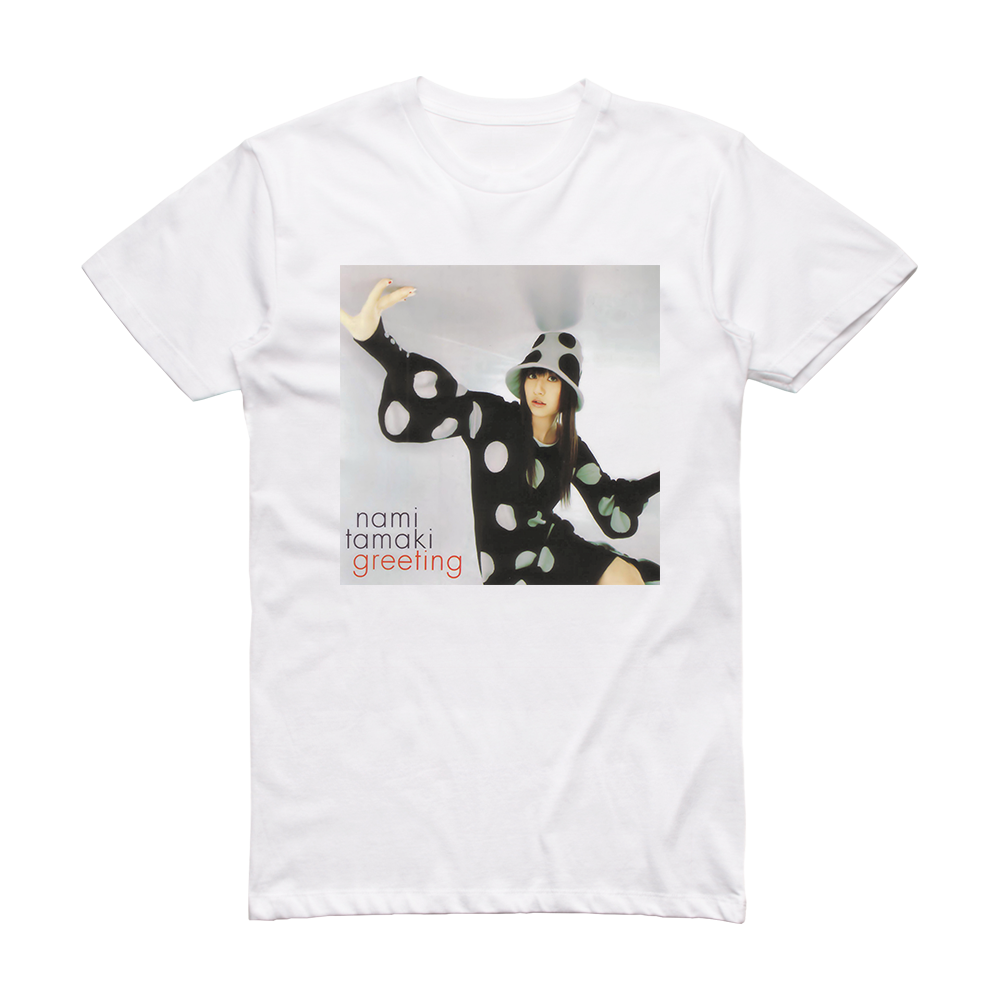 Nami Tamaki Greeting Album Cover T-Shirt White