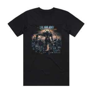 One Man Army and the Undead Quartet Grim Tales Album Cover T-Shirt Black