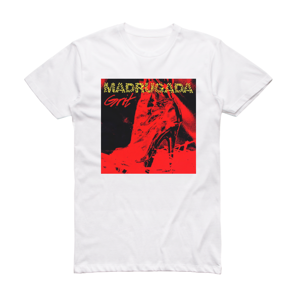Madrugada Grit Album Cover T-Shirt White